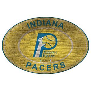 Indiana Pacers Heritage Oval Wall Sign