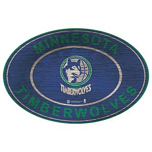 Minnesota Timberwolves Heritage Oval Wall Sign