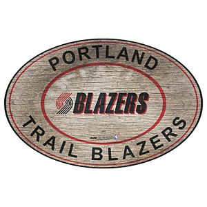 Portland Trail Blazers Heritage Oval Wall Sign
