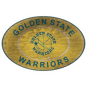 Golden State Warriors Heritage Oval Wall Sign