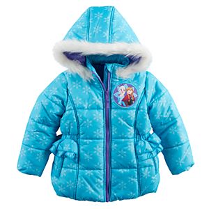 Disney's Frozen Anna & Elsa Toddler Girl Heavyweight Jacket