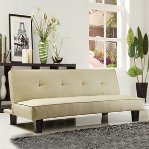 HomeVance Bento Manmade Leather Mini Sofa Bed