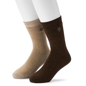 Men's Columbia 2-pack Thermal Crew Socks