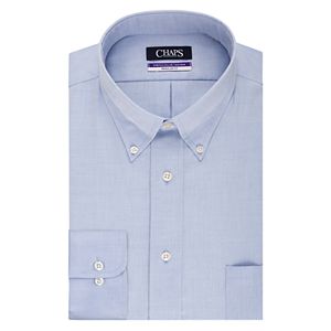 Big & Tall Chaps Regular-Fit Non-Iron Stretch Button-Down Collar Dress Shirt