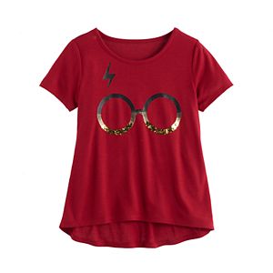 Girls 7-16 Harry Potter Glasses Graphic Tee