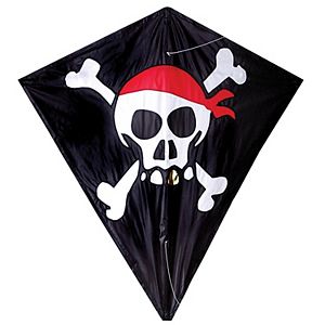 Premier Kites Premier Designs Skull & Crossbones 30-in. Diamond Kite