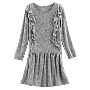 Girls 4-12 SONOMA Goods for Life™ Cascading Ruffle Dress