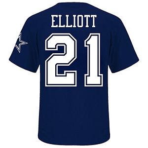 Big & Tall Dallas Cowboys Ezekiel Elliot Name and Number Tee