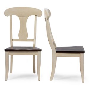 Baxton Studio Napoleon Dining Chair 2-piece Set