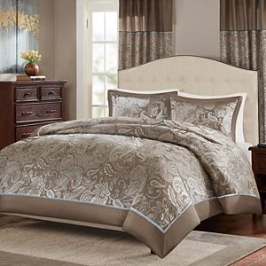 Madison Park 3-piece Elsa Jacquard Duvet Cover Set