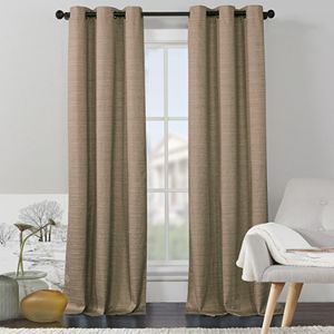 VCNY 2-pack Livingston Solid Foamback Curtain