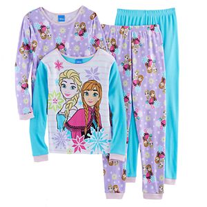 Disney's Frozen Anna & Elsa Girls 4-10 4-pc. Pajama Set