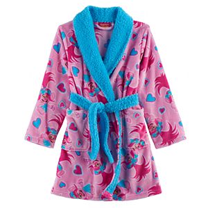 DreamWorks Poppy Girls 4-12 Pattern Plush Robe