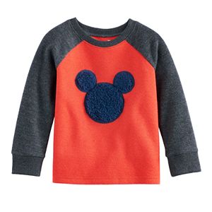 Disney's Mickey Mouse Baby Boy Sherpa Graphic Raglan Top by Jumping Beans®