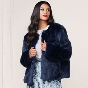 LC Lauren Conrad Runway Collection Faux-Fur Jacket - Women's