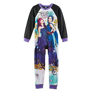 Disney's Descendants Mal & Evie Girls 6-12 One-Piece Pajamas