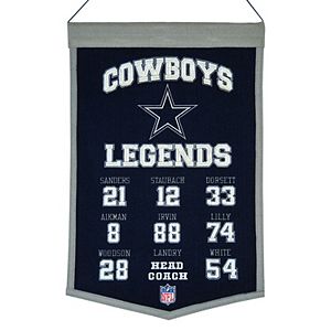Winning Streak Dallas Cowboys Legends Banner