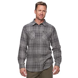 Men's Columbia Highland Home Classic-Fit Plaid Flannel Button-Down Shirt