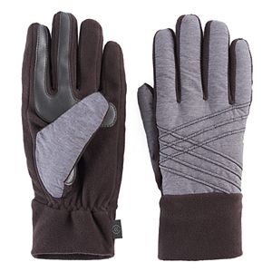 Women's Isotoner Stretch Ottoman Fleece smarTouch smartDRI Tech Gloves