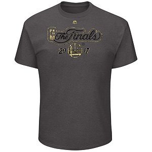 Men's Majestic Golden State Warriors 2017 Conference Champions Crush Hour Tee