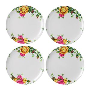 Royal Albert 4-pc. Old Country Roses Melamine Dinner Plate Set