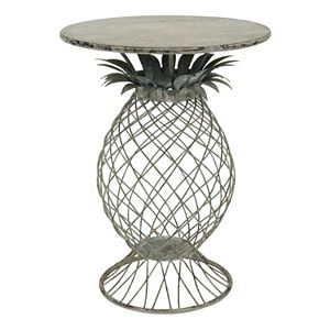 Bombay® Outdoors Steel Pineapple End Table