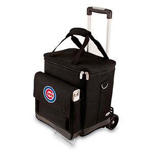 Picnic Time Chicago Cubs Cellar Insulated Wine Cooler & Hand Cart