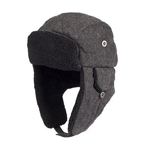 Men's Dockers® Wool-Blend Sherpa-Lined Trapper Hat