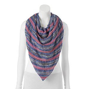 SONOMA Goods for Life™ Popcorn & Eyelash Pleated Blanket Square Scarf