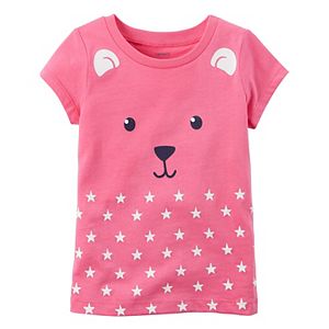 Baby Girl Carter's Character Face Graphic Short-Sleeve Tee