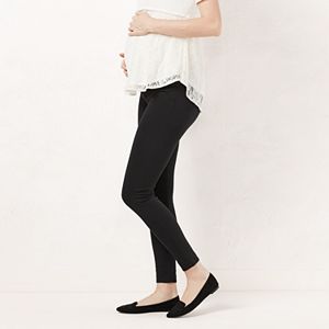 Maternity LC Lauren Conrad Twill Leggings
