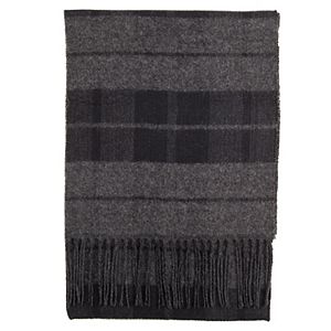 Men's Dockers Reversible Plaid & Herringbone Scarf