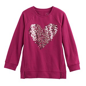 Girls 4-12 SONOMA Goods for Life™ Long-Sleeve Raglan Tunic