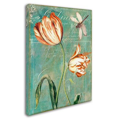 Trademark Fine Art Tulips Ablaze I Canvas Wall Art
