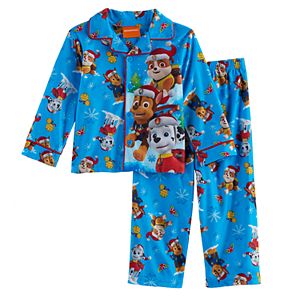 Toddler Boy Paw Patrol 2-pc. Snow & Sleds Rubble, Marshall & Chase Pajama Set