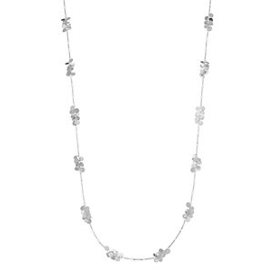 Chaps Long Disc Cluster Station Necklace