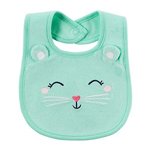 Baby Girl Carter's Cat Teething Bib