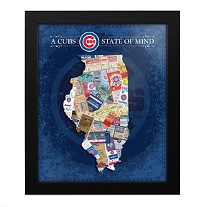 Chicago Cubs State of Mind Framed Wall Art