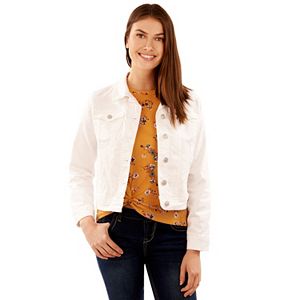 Juniors' Wallflower Long Sleeve Denim Jacket