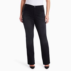 Plus Size Gloria Vanderbilt Avery High-Rise Pull-On Jeans