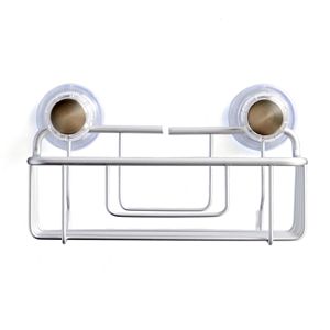 InterDesign Aluminum Suction Cup Bath Basket