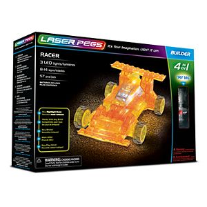 Laser Pegs 4-in-1 Racer Kit