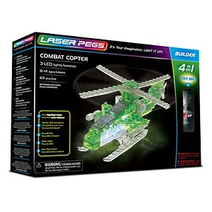 Laser Pegs 4-in-1 Combat Copter Kit