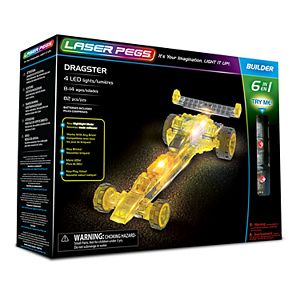 Laser Pegs 6-in-1 Dragster Kit