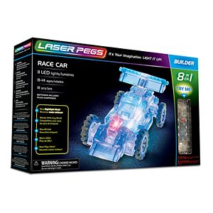 Laser Pegs 8-in-1 Race Car Kit