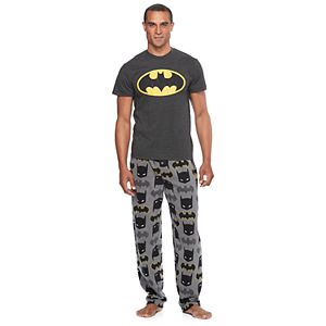 Men's DC Comics Batman Tee & Microfleece Lounge Pants Set