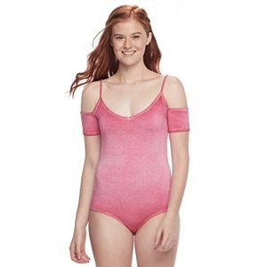 Juniors' Mudd® Off The Shoulder Bodysuit