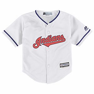 Baby Majestic Cleveland Indians Cool Base Replica Jersey