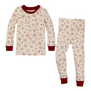 Baby Burt's Bees Baby Organic Snowflake Print Family Pajama Set