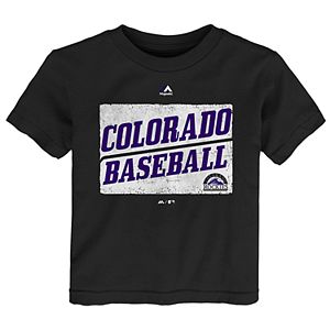 Toddler Majestic Colorado Rockies Out of the Box Tee